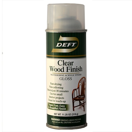 Deft 11.25 Oz Clear Wood Finish Water-Based Interior Gloss DFT107S